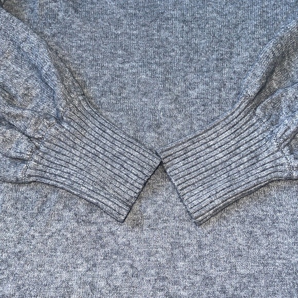 Anthropologie Paloma Gray Knit Sweater size medium cowl neck - Picture 4 of 9